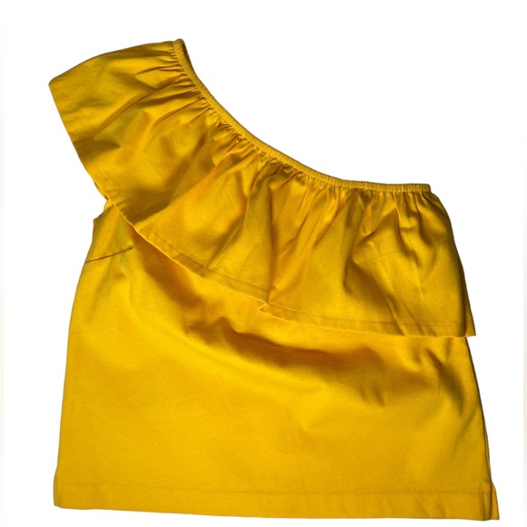 J.Crew One Shoulder Ruffle Top - Picture 1 of 5